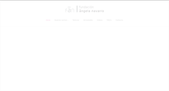 Desktop Screenshot of fundacionangelanavarro.org
